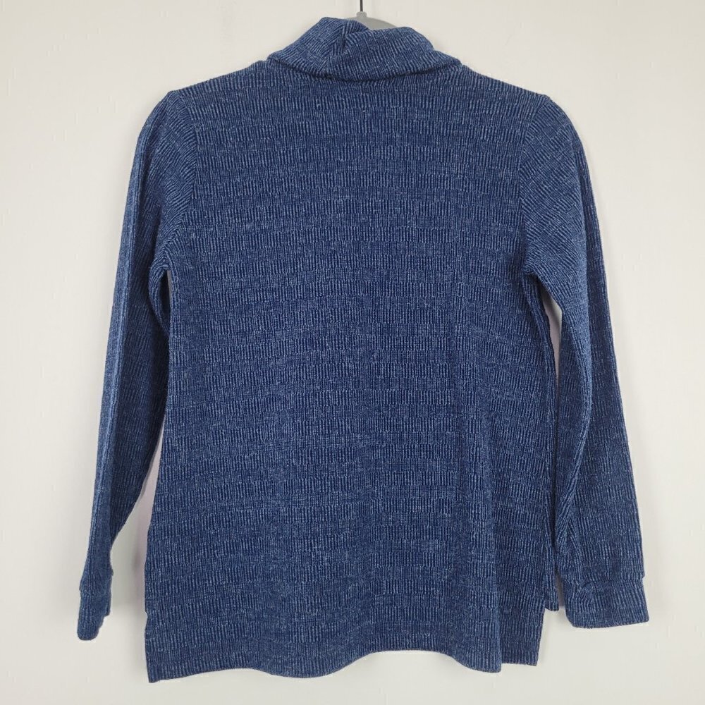 Anthropologie W5 Concepts Navy Blue Cowl Neck Pullover Top S 22752NB - Picture 5 of 6